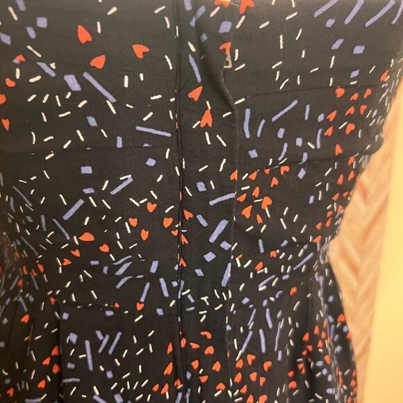 BCB Generation Strapless Black Pleated Cosmopolitan Mini Fit Flare‎ Women Size 8 - Picture 5 of 9